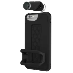 Olloclip - Studio Case + Finger Grip - Black - iPhone 6 Plus / 6s Plus - iPhone Cover - Professional Cover - Avvenice