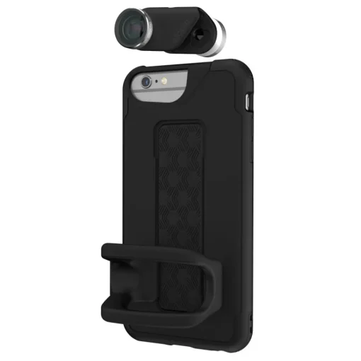 Olloclip - Studio Case + Finger Grip - Black - iPhone 6 Plus / 6s Plus - iPhone Cover - Professional Cover - Avvenice