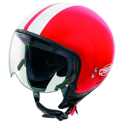 Osbe Italy - Bellagio Red - Motorcycle Helmet - High Quality - Made in Italy - Avvenice^ Helmets