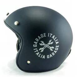 Osbe Italy - Garage Italia - Black Matt - Special Edition - Motorcycle Helmet - High Quality - Made in Italy - Avvenice^ Helmets