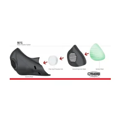 Osbe Italy - Karma M.P.S. - Matt Black - Motorcycle Helmet - Covid-19 - High Quality - Made in Italy - Avvenice