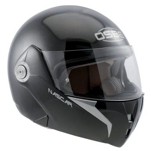 Osbe Italy - Nascar Metal Black - Motorcycle Helmet - High Quality - Made in Italy - Avvenice^ Helmets