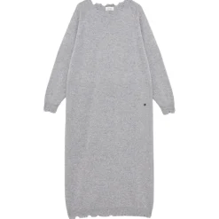 Ottod'Ame Ottod'Ame - Cashmere Blend Long Dress - Grey - Dresses - Luxury Exclusive Collection - Avvenice^ Dresses