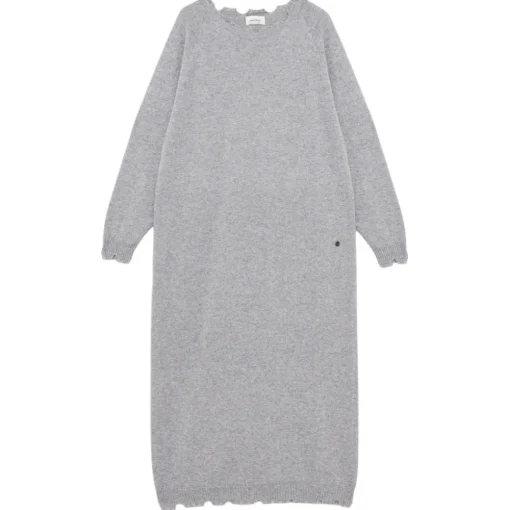 Ottod'Ame Ottod'Ame - Cashmere Blend Long Dress - Grey - Dresses - Luxury Exclusive Collection - Avvenice^ Dresses