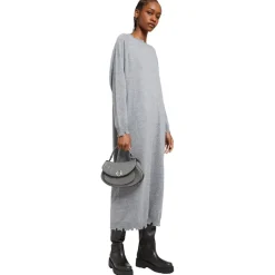 Ottod'Ame Ottod'Ame - Cashmere Blend Long Dress - Grey - Dresses - Luxury Exclusive Collection - Avvenice^ Dresses