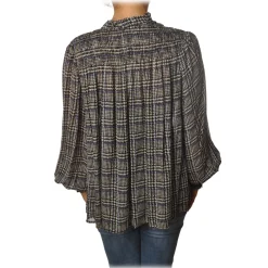 Ottod'Ame Ottod'Ame - Check Pattern Shirt - Black/Cream - Shirt - Luxury Exclusive Collection - Avvenice^ Shirts