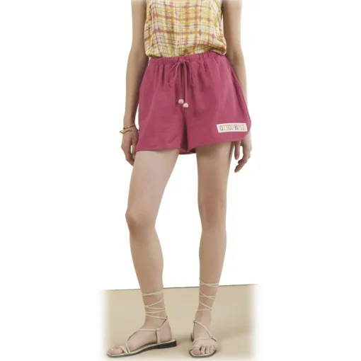 Ottod'Ame Ottod'Ame - Cotton Drawstring Shorts - Pink - Trousers - Luxury Exclusive Collection - Avvenice