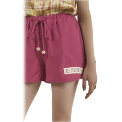 Ottod'Ame Ottod'Ame - Cotton Drawstring Shorts - Pink - Trousers - Luxury Exclusive Collection - Avvenice