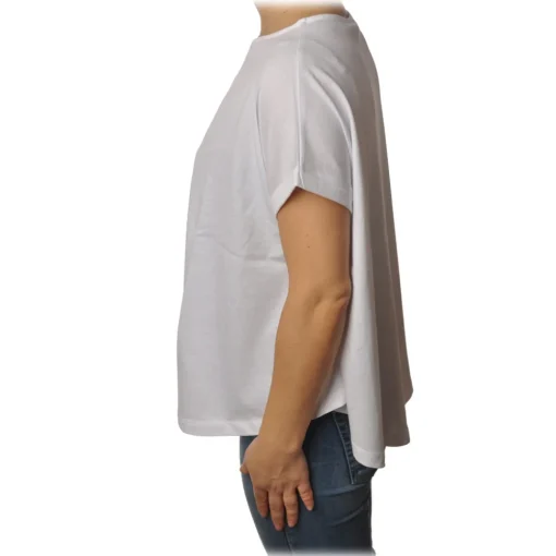 Ottod'Ame Ottod'Ame - Cotton T-Shirt with Short Sleeves - White - T-Shirt - Luxury Exclusive Collection - Avvenice