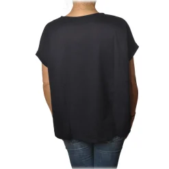 Ottod'Ame Ottod'Ame - Cotton T-Shirt with Short Sleeves - Blue - T-Shirt - Luxury Exclusive Collection - Avvenice^ T-shirt