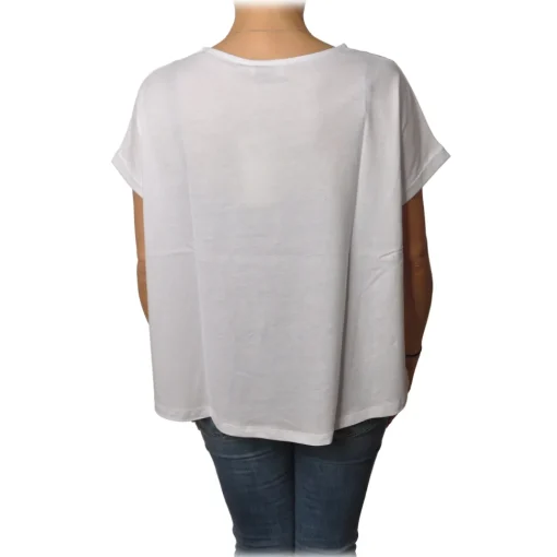 Ottod'Ame Ottod'Ame - Cotton T-Shirt with Short Sleeves - White - T-Shirt - Luxury Exclusive Collection - Avvenice