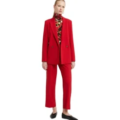 Ottod'Ame Ottod'Ame - Double Breasted Combed Wool Jacket - Red - Jacket - Luxury Exclusive Collection - Avvenice^ Jackets