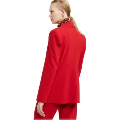 Ottod'Ame Ottod'Ame - Double Breasted Combed Wool Jacket - Red - Jacket - Luxury Exclusive Collection - Avvenice^ Jackets