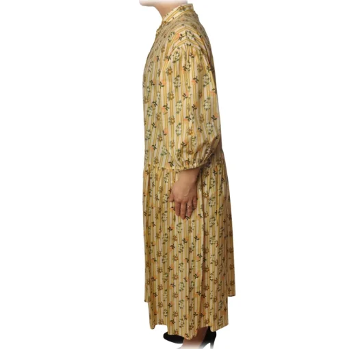 Ottod'Ame Ottod'Ame - Dress Floreal Pattern - Yellow - Dresses - Luxury Exclusive Collection - Avvenice^ Dresses