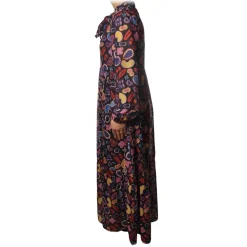 Ottod'Ame Ottod'Ame - Dress in Multicolor Pattern - Blue - Dresses - Luxury Exclusive Collection - Avvenice^ Dresses