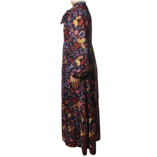 Ottod'Ame Ottod'Ame - Dress in Multicolor Pattern - Blue - Dresses - Luxury Exclusive Collection - Avvenice^ Dresses