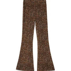 Ottod'Ame Ottod'Ame - Elasticised Trousers in Abstract Fantasy - Brown - Trousers - Luxury Exclusive Collection - Avvenice^ Trousers