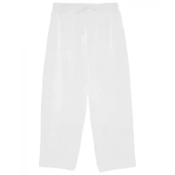 Ottod'Ame Ottod'Ame - Linen Trousers with Elastic Waistband - White - Trousers - Luxury Exclusive Collection - Avvenice