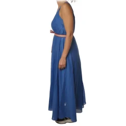 Ottod'Ame Ottod'Ame - Long Dress in Cotton Fabric - Blue - Dresses - Luxury Exclusive Collection - Avvenice
