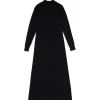 Ottod'Ame Ottod'Ame - Long Dress in Stretch Jersey - Black - Dresses - Luxury Exclusive Collection - Avvenice
