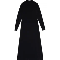 Ottod'Ame Ottod'Ame - Long Dress in Stretch Jersey - Black - Dresses - Luxury Exclusive Collection - Avvenice