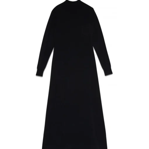 Ottod'Ame Ottod'Ame - Long Dress in Stretch Jersey - Black - Dresses - Luxury Exclusive Collection - Avvenice