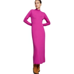 Ottod'Ame Ottod'Ame - Long Dress in Stretch Jersey - Fuxia - Dresses - Luxury Exclusive Collection - Avvenice^ Dresses