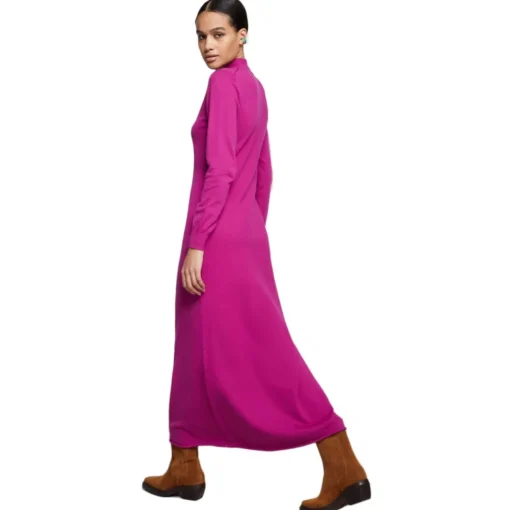 Ottod'Ame Ottod'Ame - Long Dress in Stretch Jersey - Fuxia - Dresses - Luxury Exclusive Collection - Avvenice^ Dresses