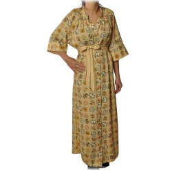 Ottod'Ame Ottod'Ame - Long Dress With Korean Collar - Yellow - Dresses - Luxury Exclusive Collection - Avvenice^ Dresses