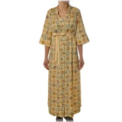 Ottod'Ame Ottod'Ame - Long Dress With Korean Collar - Yellow - Dresses - Luxury Exclusive Collection - Avvenice^ Dresses