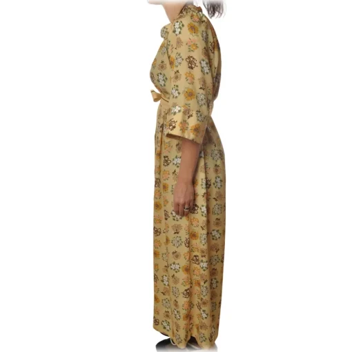 Ottod'Ame Ottod'Ame - Long Dress With Korean Collar - Yellow - Dresses - Luxury Exclusive Collection - Avvenice^ Dresses