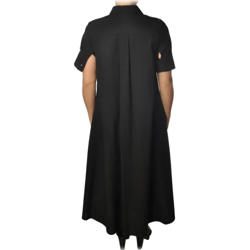 Ottod'Ame Ottod'Ame - Long Dress with Buttons - Black - Dresses - Luxury Exclusive Collection - Avvenice^ Dresses
