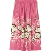 Ottod'Ame Ottod'Ame - Long Skirt in Floral Fantasy - Pink - Skirt - Luxury Exclusive Collection - Avvenice^ Skirts