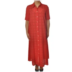 Ottod'Ame Ottod'Ame - Short-Sleeved Short Dress - Red - Dresses - Luxury Exclusive Collection - Avvenice