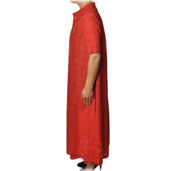 Ottod'Ame Ottod'Ame - Short-Sleeved Short Dress - Red - Dresses - Luxury Exclusive Collection - Avvenice
