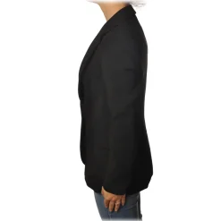 Ottod'Ame Ottod'Ame - Single Breasted One Button Jacket - Black - Jacket - Luxury Exclusive Collection - Avvenice^ Jackets