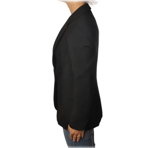Ottod'Ame Ottod'Ame - Single Breasted One Button Jacket - Black - Jacket - Luxury Exclusive Collection - Avvenice^ Jackets