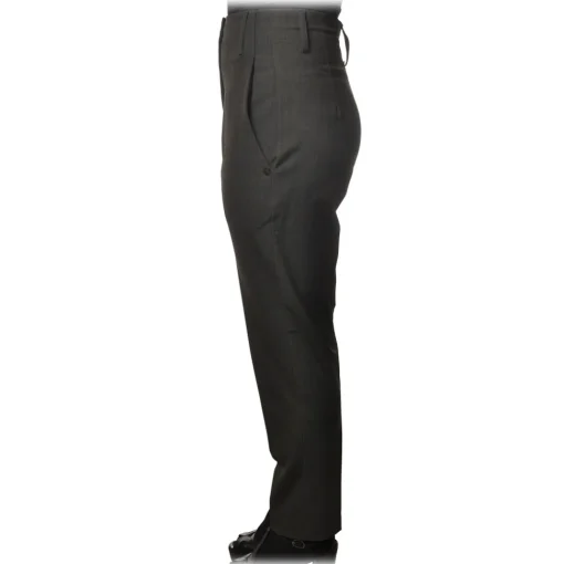 Ottod'Ame Ottod'Ame - Soft Leg Trousers - Grey - Trousers - Luxury Exclusive Collection - Avvenice^ Trousers