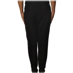 Ottod'Ame Ottod'Ame - Soft Leg Trousers with Low Crotch - Black - Trousers - Luxury Exclusive Collection - Avvenice