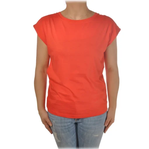 Ottod'Ame Ottod'Ame - Tank Top with Wide Shoulder Strap - Fluo Orange - Top - Luxury Exclusive Collection - Avvenice^ Tops