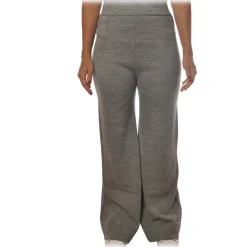 Ottod'Ame Ottod'Ame - Trousers in Mesh Fabric - Grey - Trousers - Luxury Exclusive Collection - Avvenice