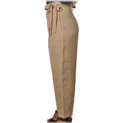 Ottod'Ame Ottod'Ame - Trousers with Strap and Sash - Beige - Trousers - Luxury Exclusive Collection - Avvenice^ Trousers