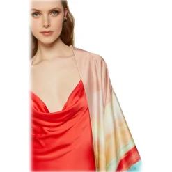 Ottod'Ame Ottod'Ame - Viscose Kimono Jacket - Multicolour - Jacket - Luxury Exclusive Collection - Avvenice