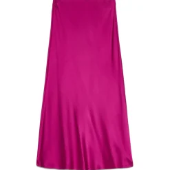 Ottod'Ame Ottod'Ame - Viscose Midi Skirt with Elastic Waistband - Fuxia - Skirt - Luxury Exclusive Collection - Avvenice^ Skirts