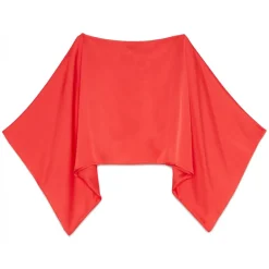 Ottod'Ame Ottod'Ame - Viscose Shirt with Kimono Sleeves - Coral Red - Shirt - Luxury Exclusive Collection - Avvenice