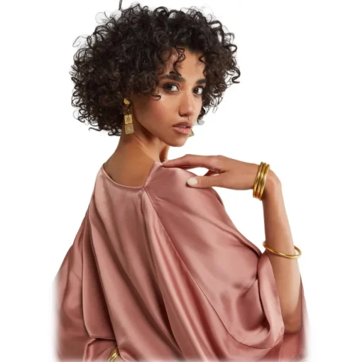 Ottod'Ame Ottod'Ame - Viscose Shirt with Kimono Sleeves - Pink - Shirt - Luxury Exclusive Collection - Avvenice^ Shirts