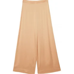 Ottod'Ame Ottod'Ame - Viscose Wide Leg Trousers - Nude - Trousers - Luxury Exclusive Collection - Avvenice