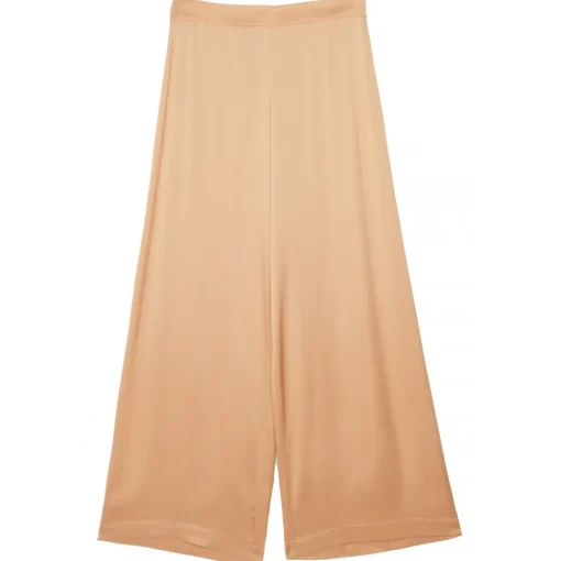 Ottod'Ame Ottod'Ame - Viscose Wide Leg Trousers - Nude - Trousers - Luxury Exclusive Collection - Avvenice