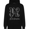 Palm Angels - Black Logo Print Hoodie - Luxury Collection - Avvenice
