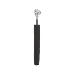 Pasotti Ombrelli 1956 - 64 6768-1 W37 - Silver Lion Folding Umbrella - Luxury Artisan High Quality Umbrella - Avvenice
